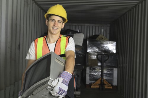 Recycling depot handling segregated materials
